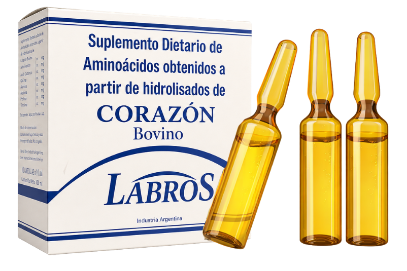 Aminoácidos líquidos de Corazón Bovino