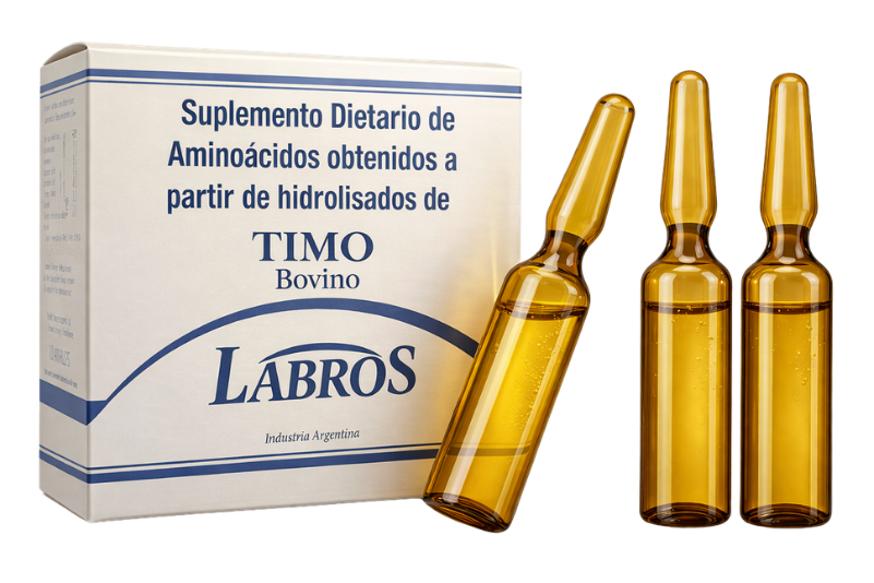 Aminoácidos líquidos de Timo Bovino